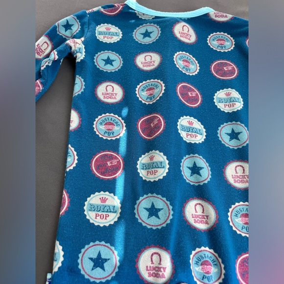 Kickee Pants Soda Pop Caps Footie Sz 0-3 Months - Picture 8 of 10